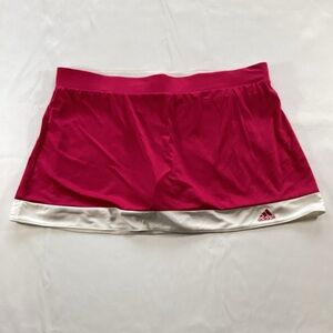 NWT Adidas Pink and White Galaxy Skort Size Large